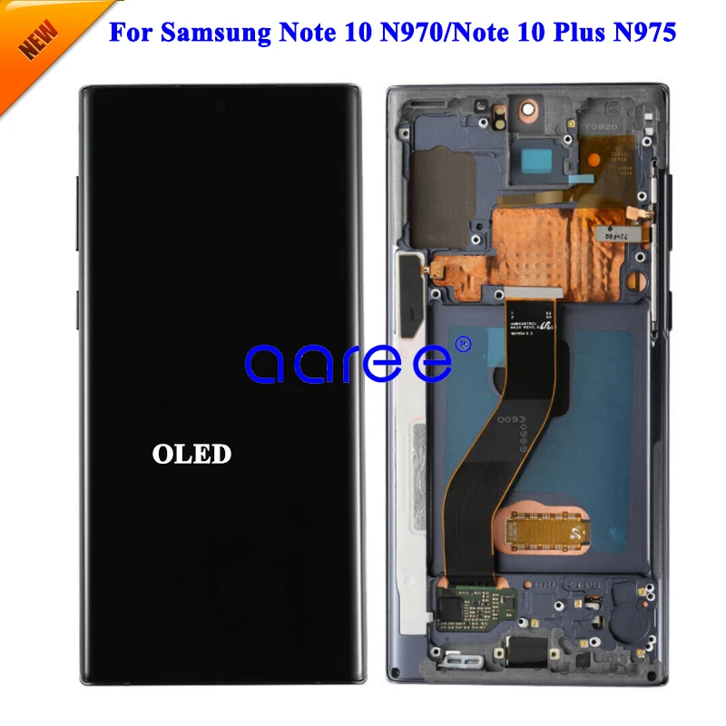 AMOLED OLED LCD For Samsung Note 10 Plus N975F LCD For SAMSUNG  Note 10 Plus  N975 Disaplay LCD Screen Touch Digitizer Assembly