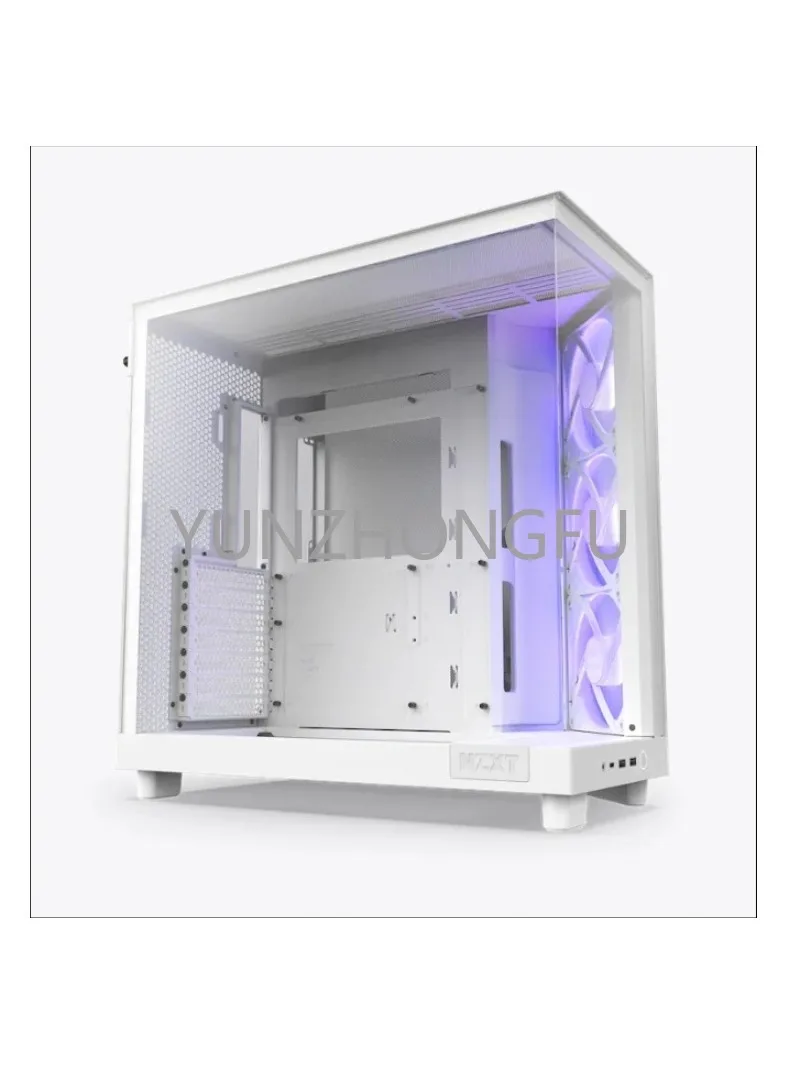 Hot Sale Computer Case H9 Flow RGB White Middle Tower Case PC Gaming CASE Middle Tower