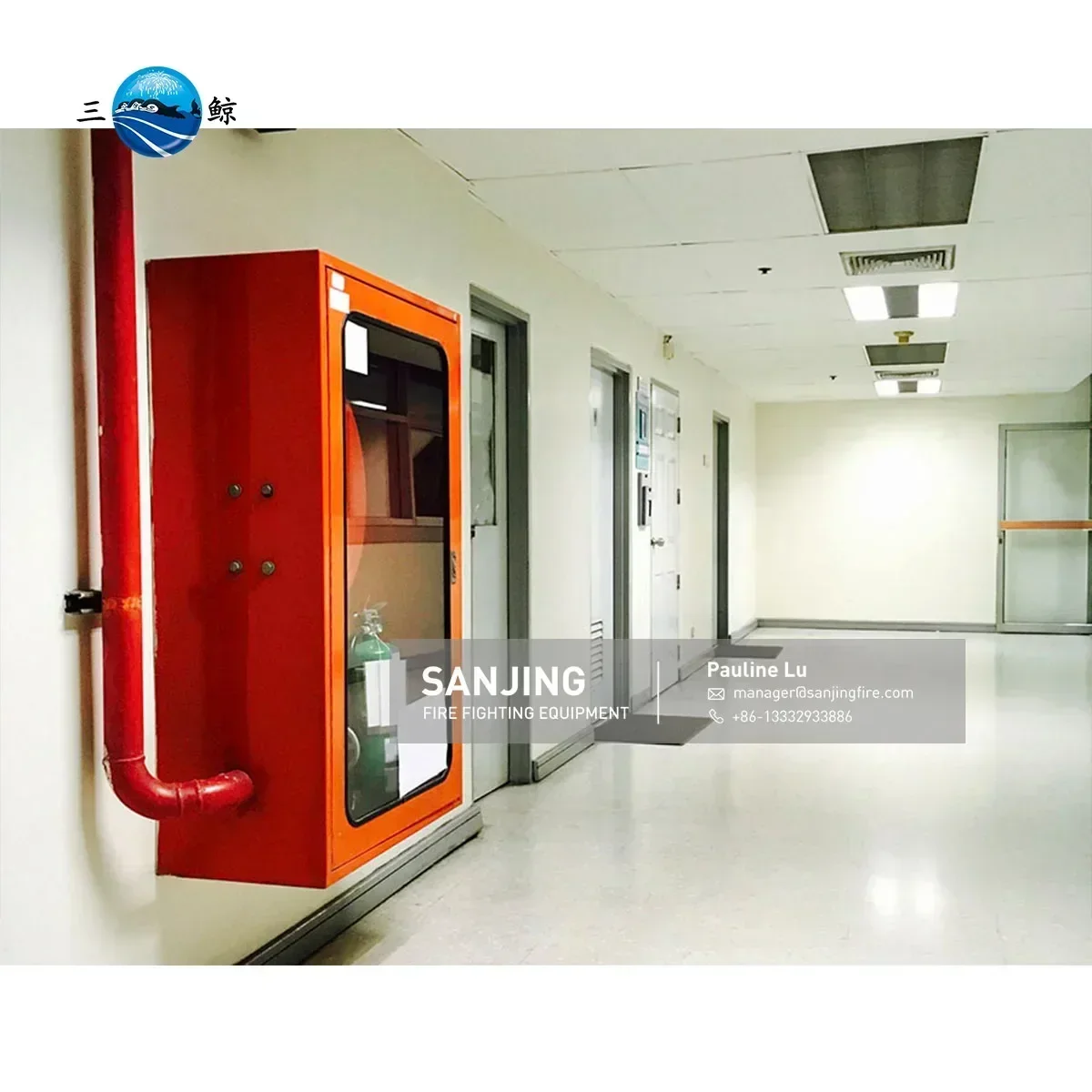 Gabinete de carrete de manguera contra incendios