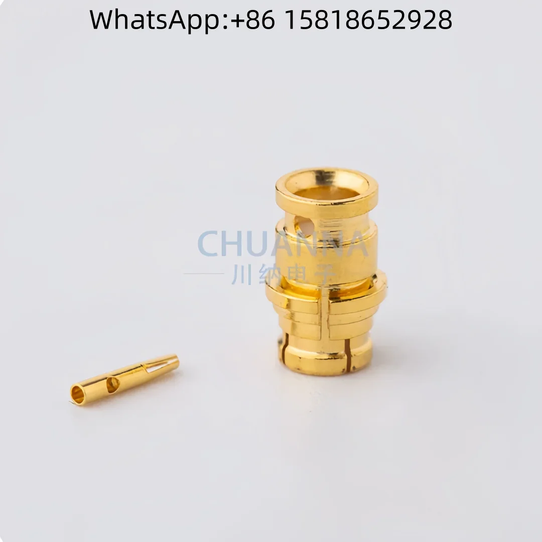 1pcs SMP-KB2 Adapter 086 Small Straight Female Solder RG405 Cable 50-2 Semi-Flexible Semi-Rigid Cable DC-26.5GHz