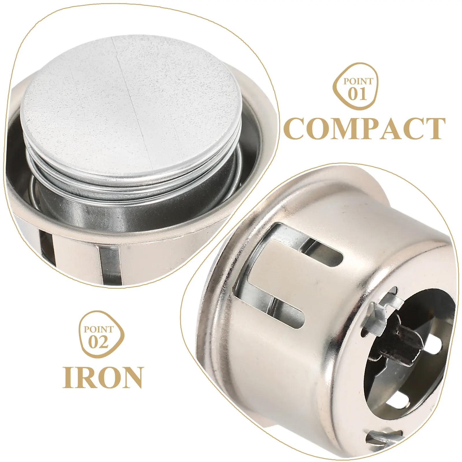 2Pcs Electric Rice Cooker Thermostat Replacement Temperature Limiter Center Thermal Control Safety Regulator Parts