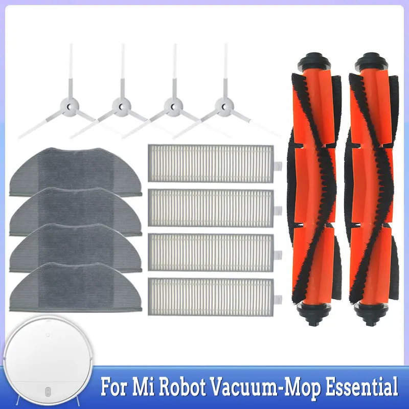 Filter For Mi Robot Vacuum-Mop Essential Xiaomi G1 Main Side Brush Mop Cloths Mijia Robot Vacuum Cleaner Spare Parts For Home