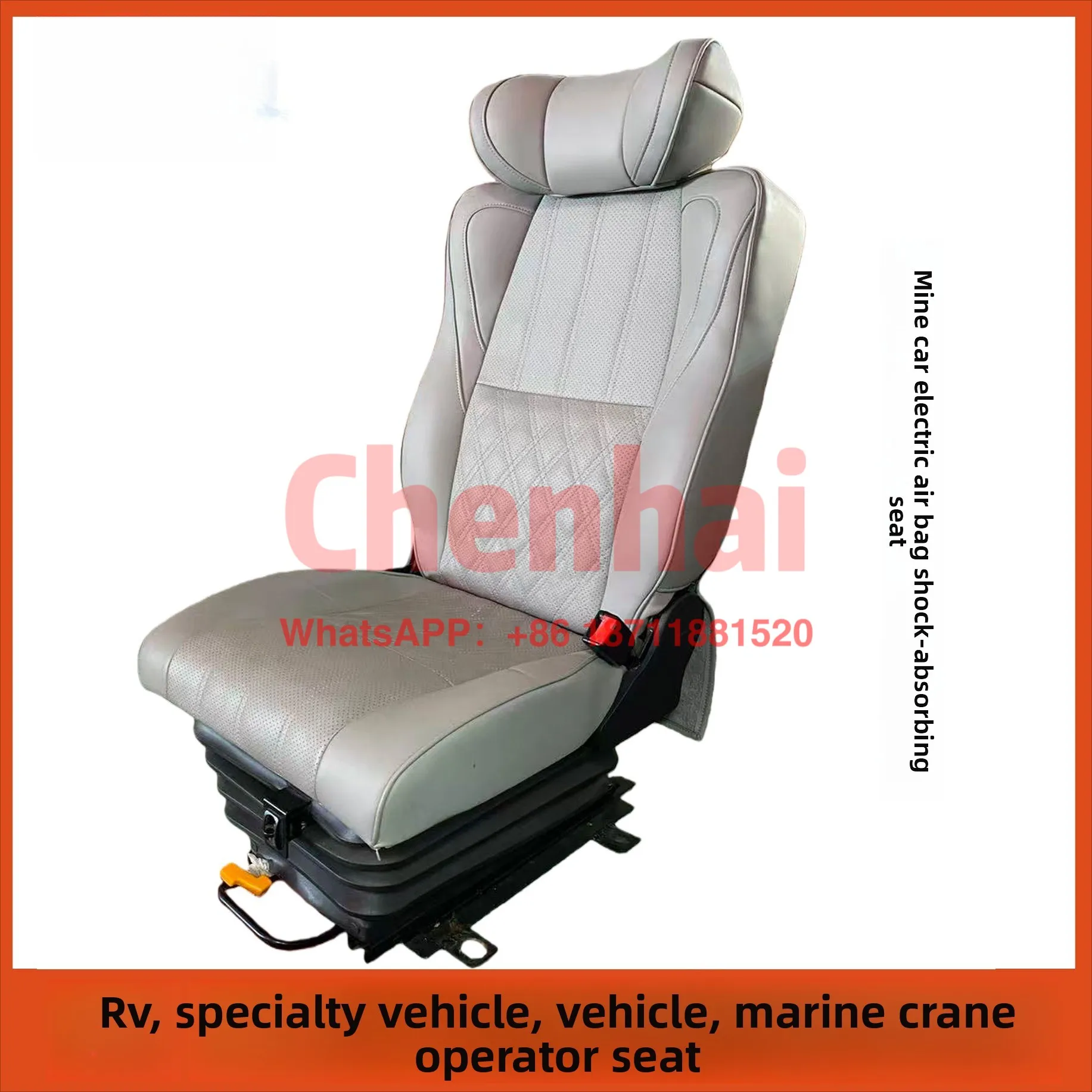 

Customized 12V/24v Electric Pump, Airbag Suspension Driver's Seat, Airbag Shock Absorption Seat, Total Lifting Seat For Construc