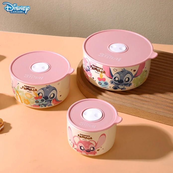 ชุดชามเซรามิกน่ารักลายการ์ตูนดิสนีย์ 3 ชิ้น ลายมิกกี้เมาส์ เหมาะสำหรับนักเรียน ของขวัญ