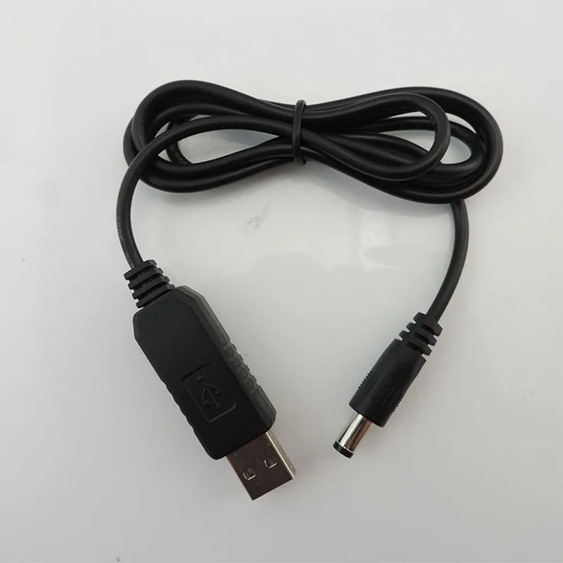 

5V to 9V 12V DC to USB Power Boost Line Step UP Module USB Male Converter Adapter Cable 5.5mm*2.1mm Plug Jack Power Cable