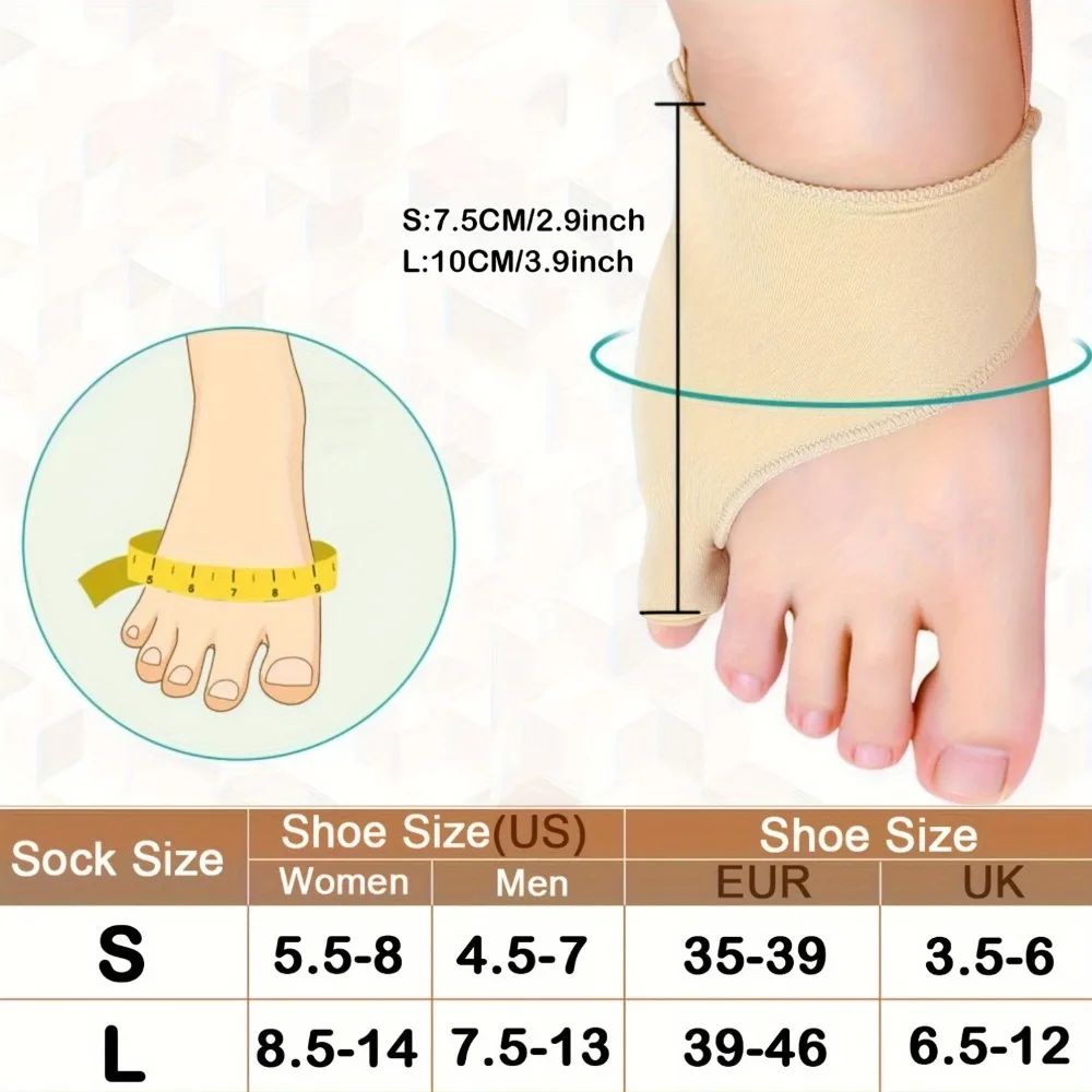Separadores de dedos meñique Espaciadores de dedos pequeños con cojín de gel Dedos traseros para soporte día/noche Separador de dedos pequeños transpirable