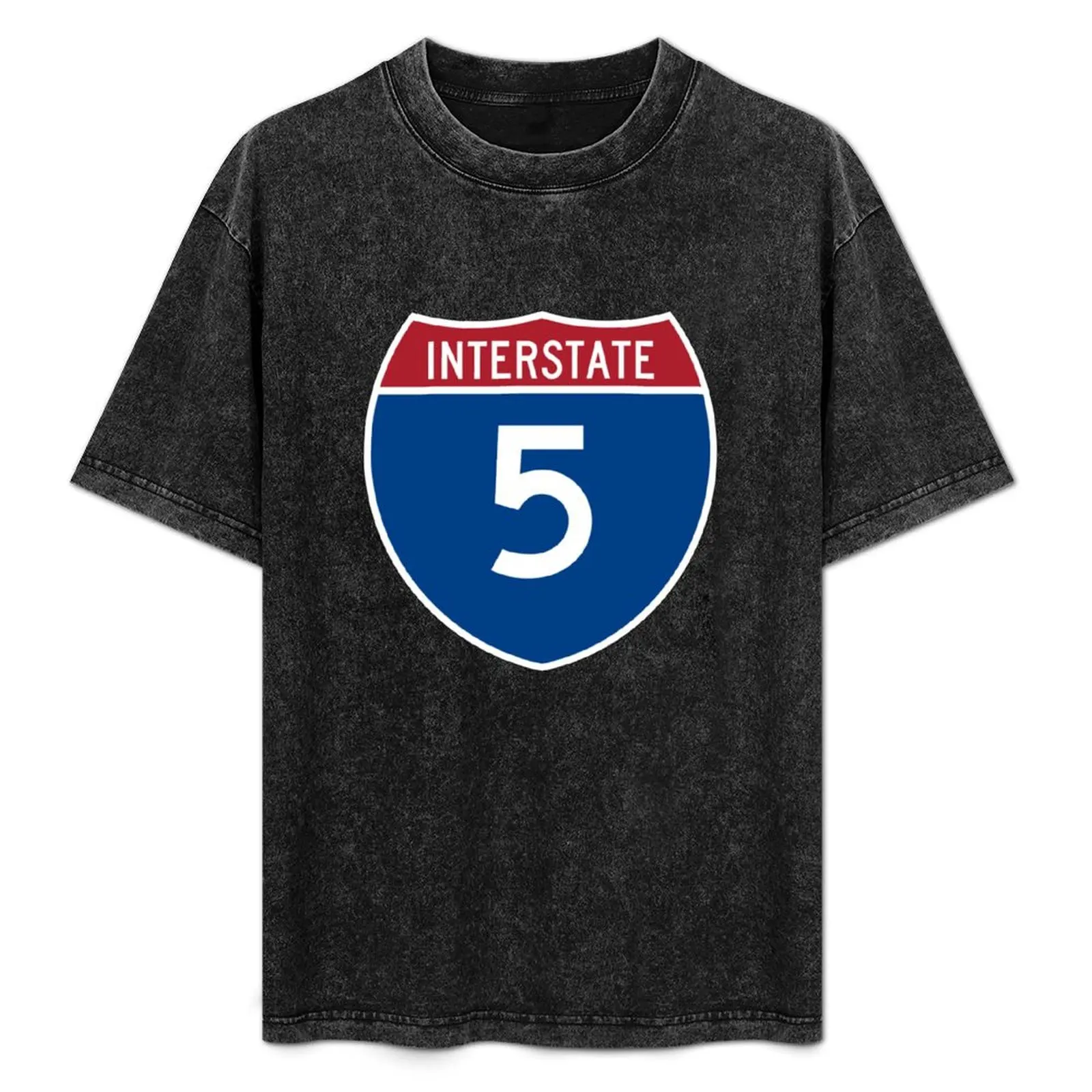 

U.S. Interstate 5. T-Shirt Casual Loose Fit Summer Tee Shirt