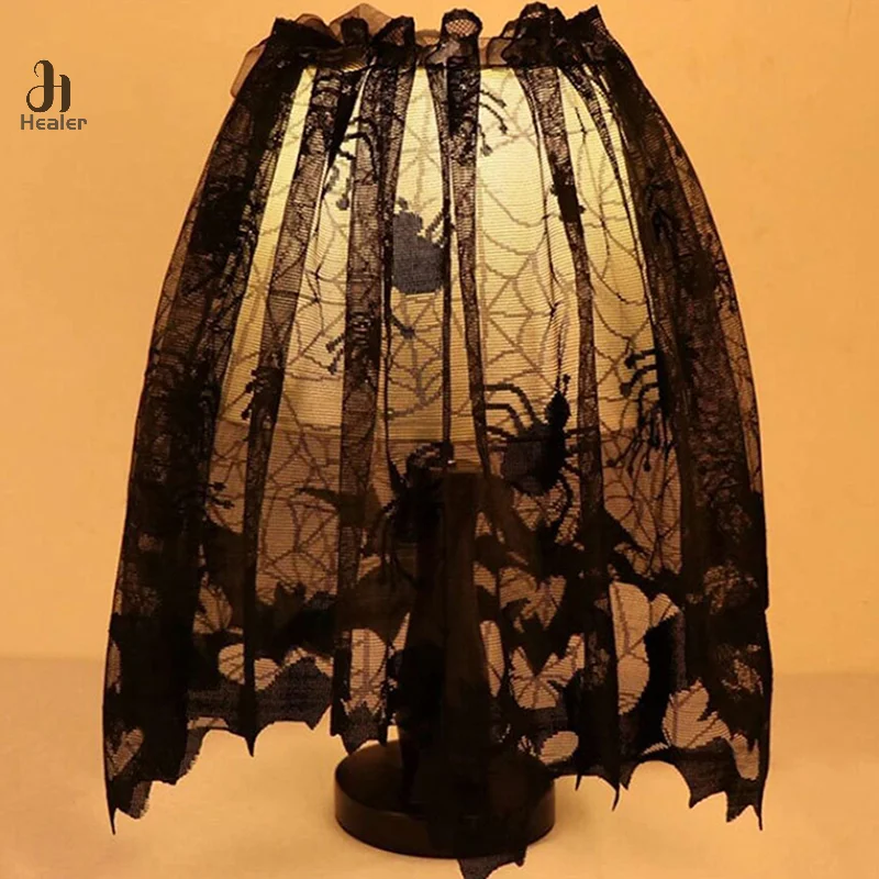 Halloween Style Halloween Lampshade Web Fabric Halloween Style Home Decoration Toy