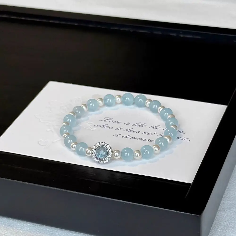 

925 Sterling Silver Fog Dream Bracelet Women's Ins Light Luxury Niche High-end French All-match Elegant Handstring Gifts Jewelry