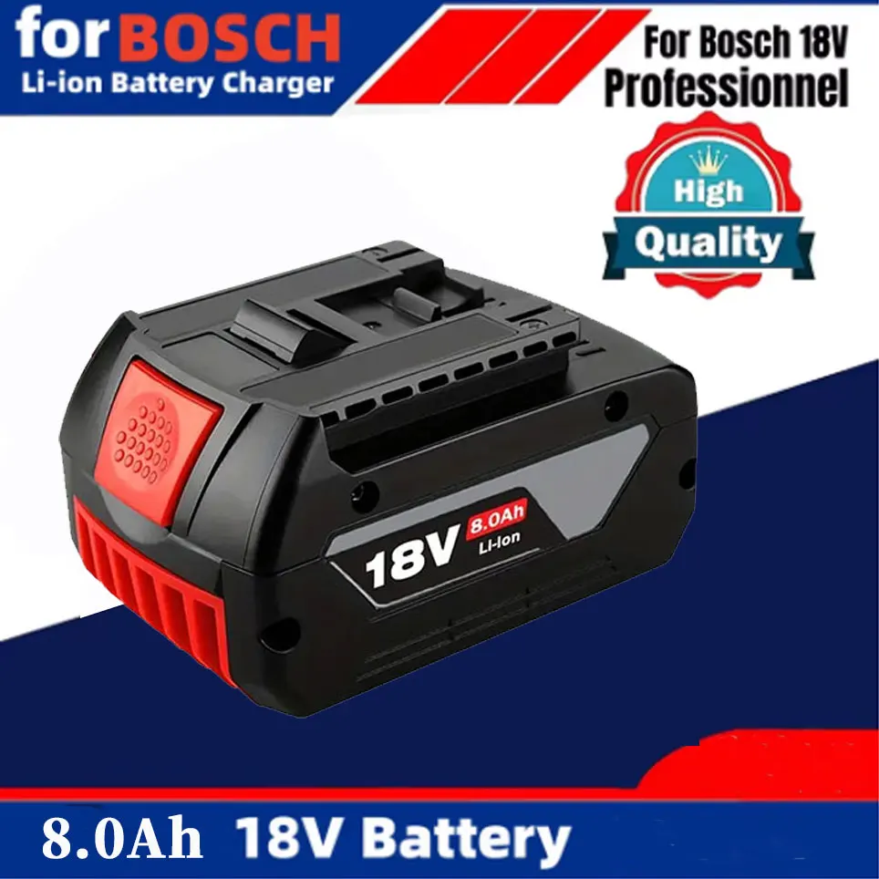Batteria ricaricabile originale al 100% per batteria BOSCH 18V per batteria BOSCH 18V 8.0AH batteria ricaricabile per strumento esistente