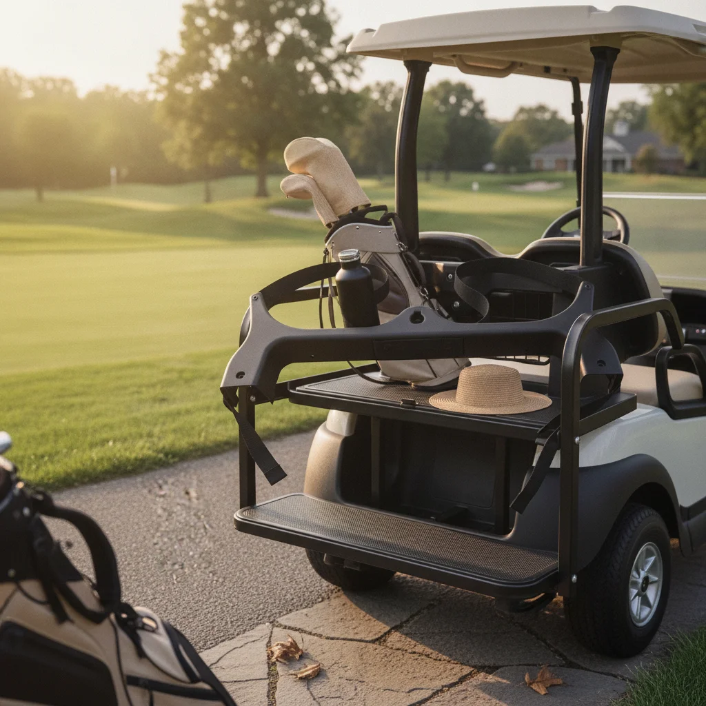 Golf Cart Bag Strap Rack Assembly Replacement Golf Cart Bag Rack Support Secure Slimline