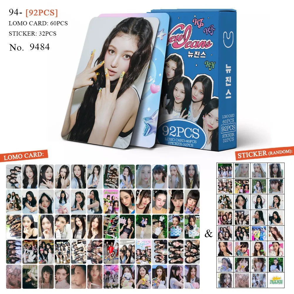 92개 NewJeans 한정판 LOMO 양면 포토카드 K-pop 앨범 상품