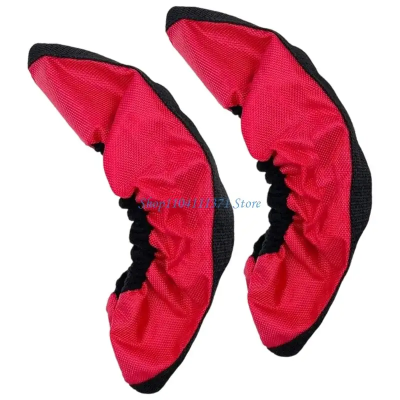 P9FC واقيات شفرة التزلج على الجليد القابلة للتعديل، واقيات من القماش المتين، مقاس عالمي للأطفال والكبار، التزلج على الجليد #4