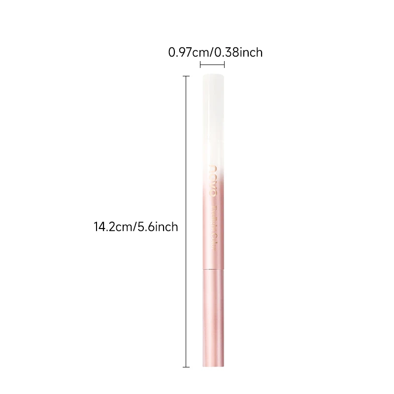 両端アイライナーとハイライタースティック、防水アイシャドウスティック、長持ち、汚れ防止ハイライター、簡単に適用できます。