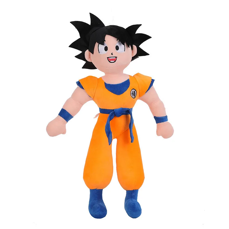 Nuovo grande Dragon Ball Son Goku peluche Super Saiyan Kakarotto morbido peluche ripiene bambola cuscino di grandi dimensioni regali di compleanno per bambini