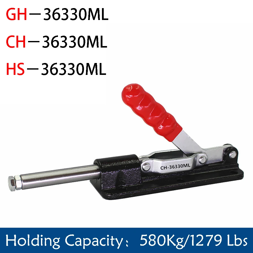 1Pcs Push Pull Type Toggle Clamp For Quick Clamping, Elbow Clamp Stroke 80mm GH-36330ML HS-36330ML CH-36330ML