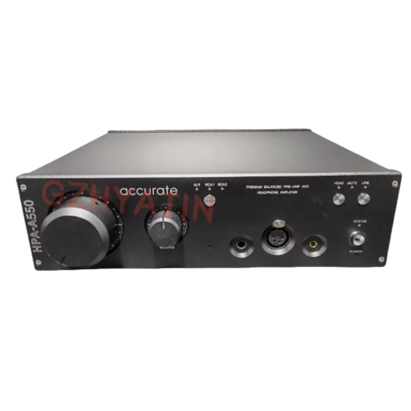 

Accurate HPA-A550 fully balanced headphone amplifier/front amplifier/relay volume front amplifier