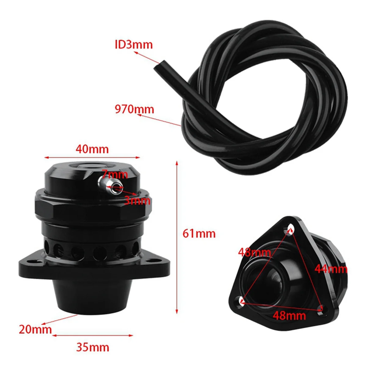 

Highly Recommended.Car Pressure Relief Valve Modification Kit for Mercedes