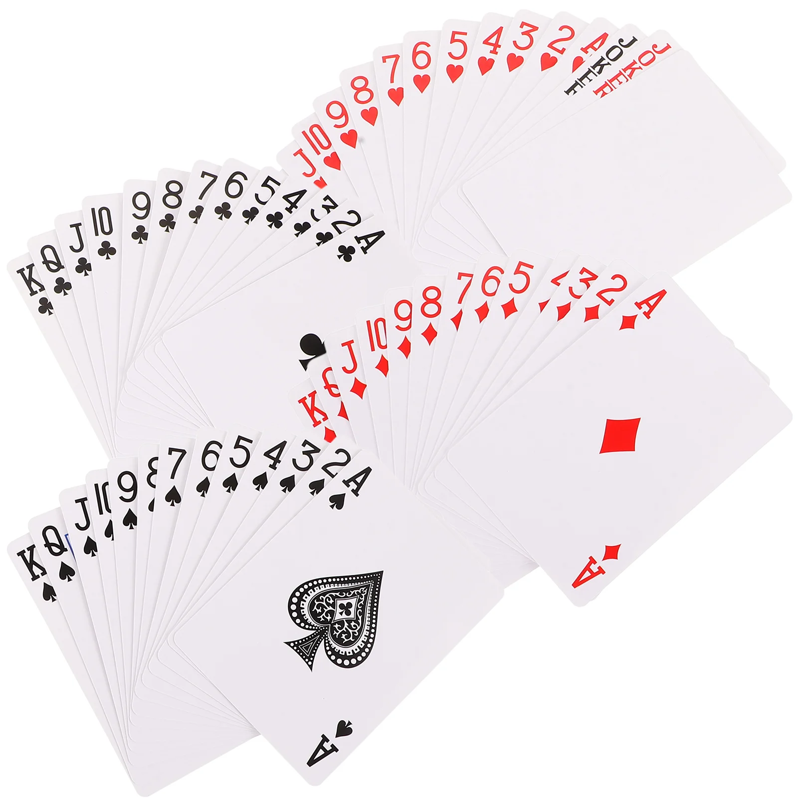 

Note Card Heat Transfer Playing Cards Flash White Poker Paper Party Favors Blank DIY Pokers