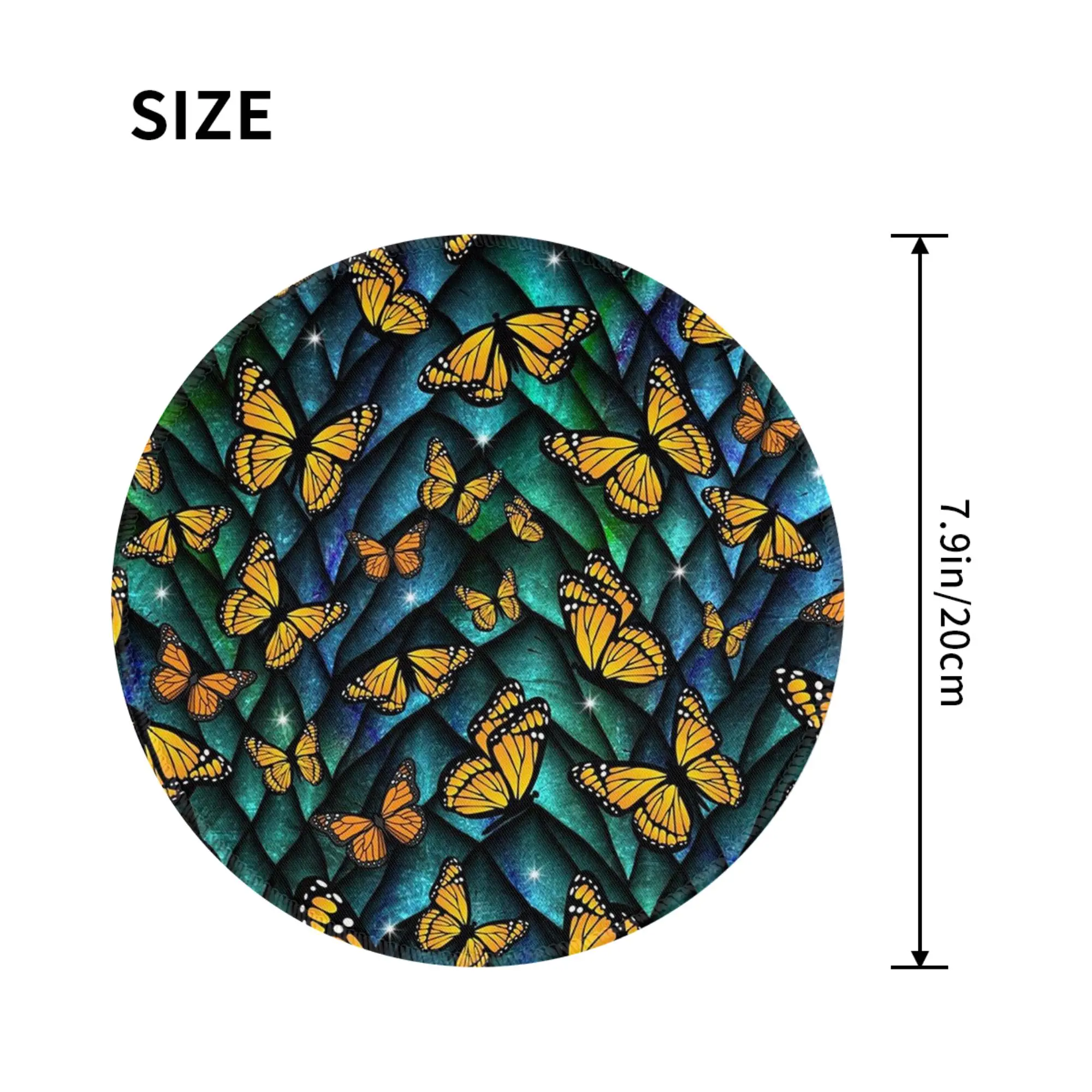 Fantasy Butterfly Dragon! Mouse Pad Computer Keyboard Mouse Mat Gamer PC Laptop Desk Mat Office Accessories Table Mats