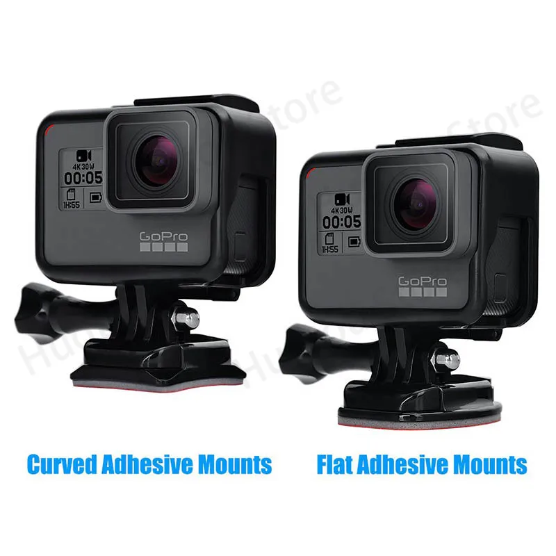 For GoPro Hero 12 11 Helmet Adhesive Sticky Mounts Flat Curved 3M Mount For GoPro 11 10 9 8 7 6 5 Insta360 X3 DJI Action Camera