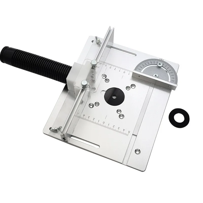 For Aluminum alloy woodworking flip-chip board, chamfering trimmer multi-functional lifting and tenon table