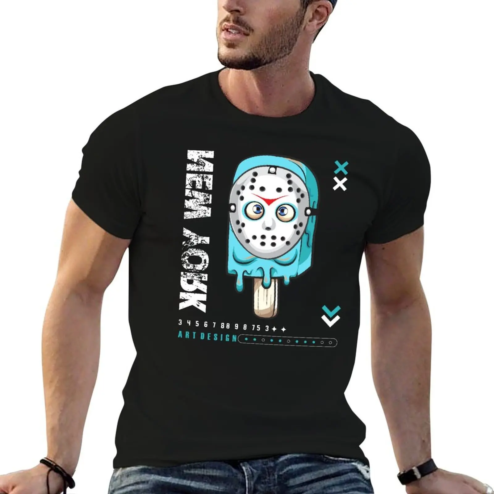 Crazy Ice Lolly. Hilarious Ice Crem Tees for the perfekt Gift for any occasion. T-Shirt t shirts for man slim fit T-Shirt