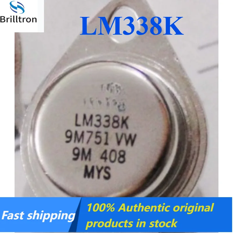 5-20PCS LM338K Gold-Capped TO-3 High-Power Adjustable Three-Terminal Zener Diode Brand New Original in Stock  Fast Shipping.