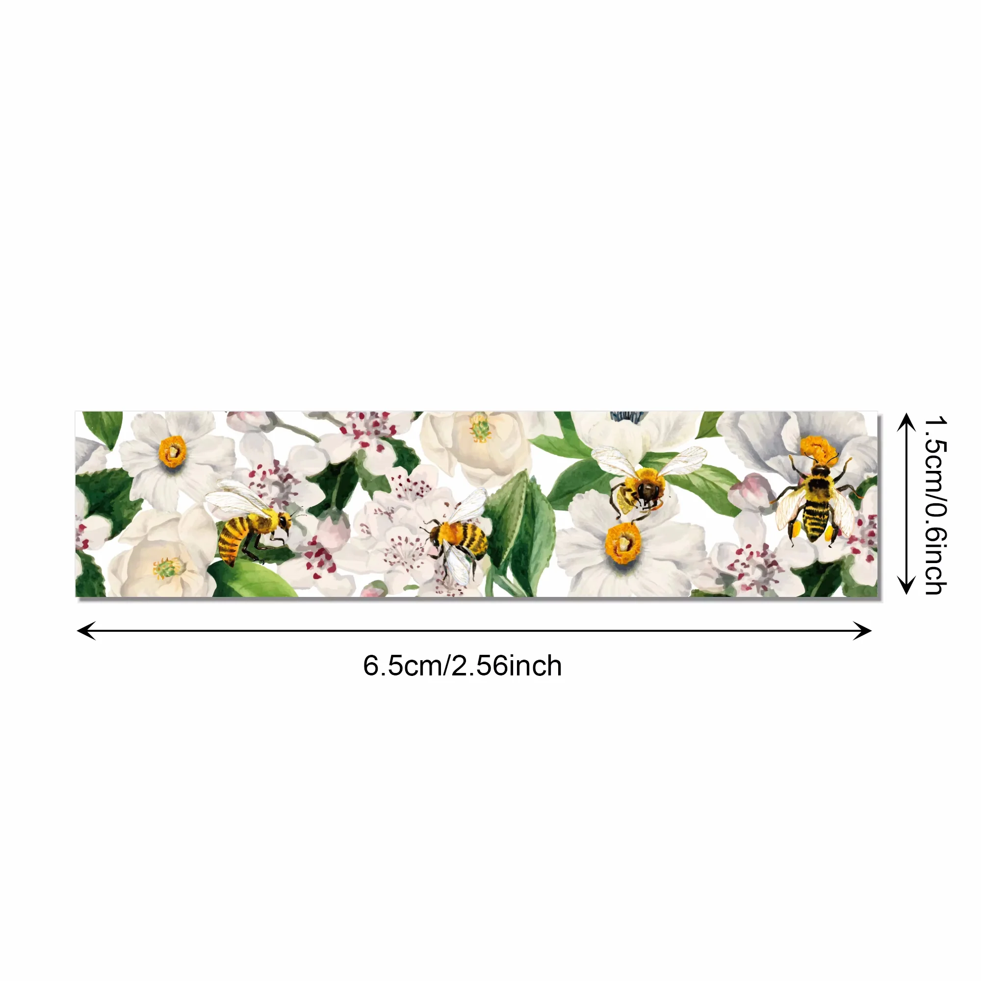 12 Rolls Flower Daisy Bee Masking Tape DIY Handbook Material Sticker Washi Tape Scrapbooking Birthday Gift Supplies