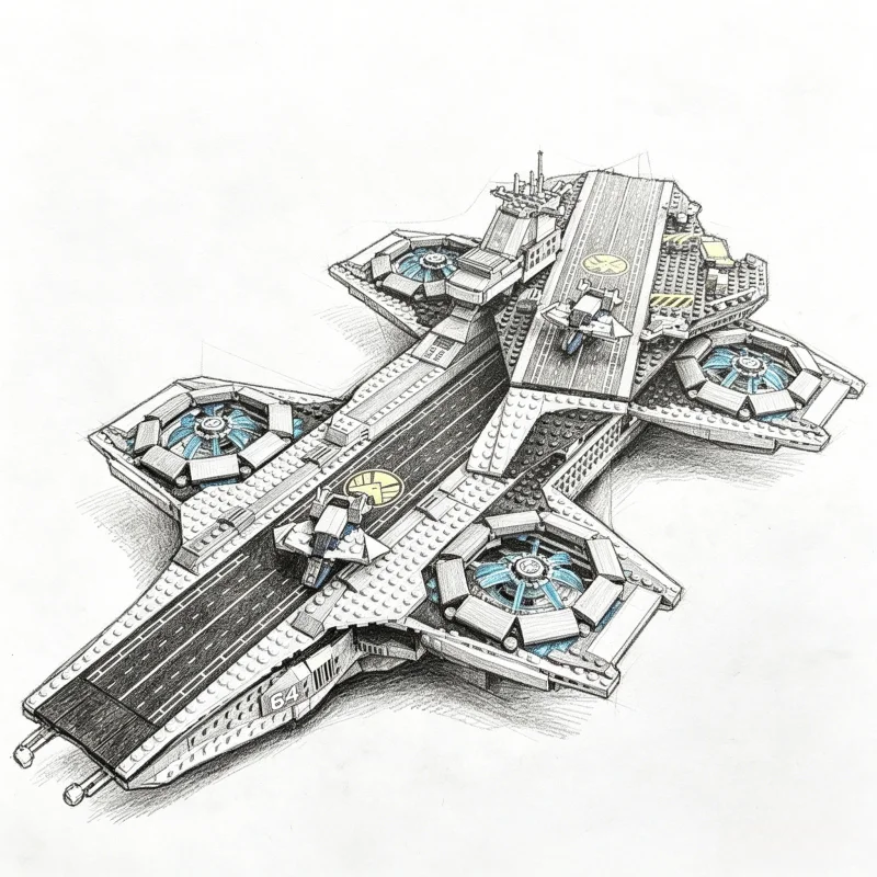 

2026 hot selling items 2996 superhero S.H.I.E.L.D. land giant beast building block models suitable for birthday gifts