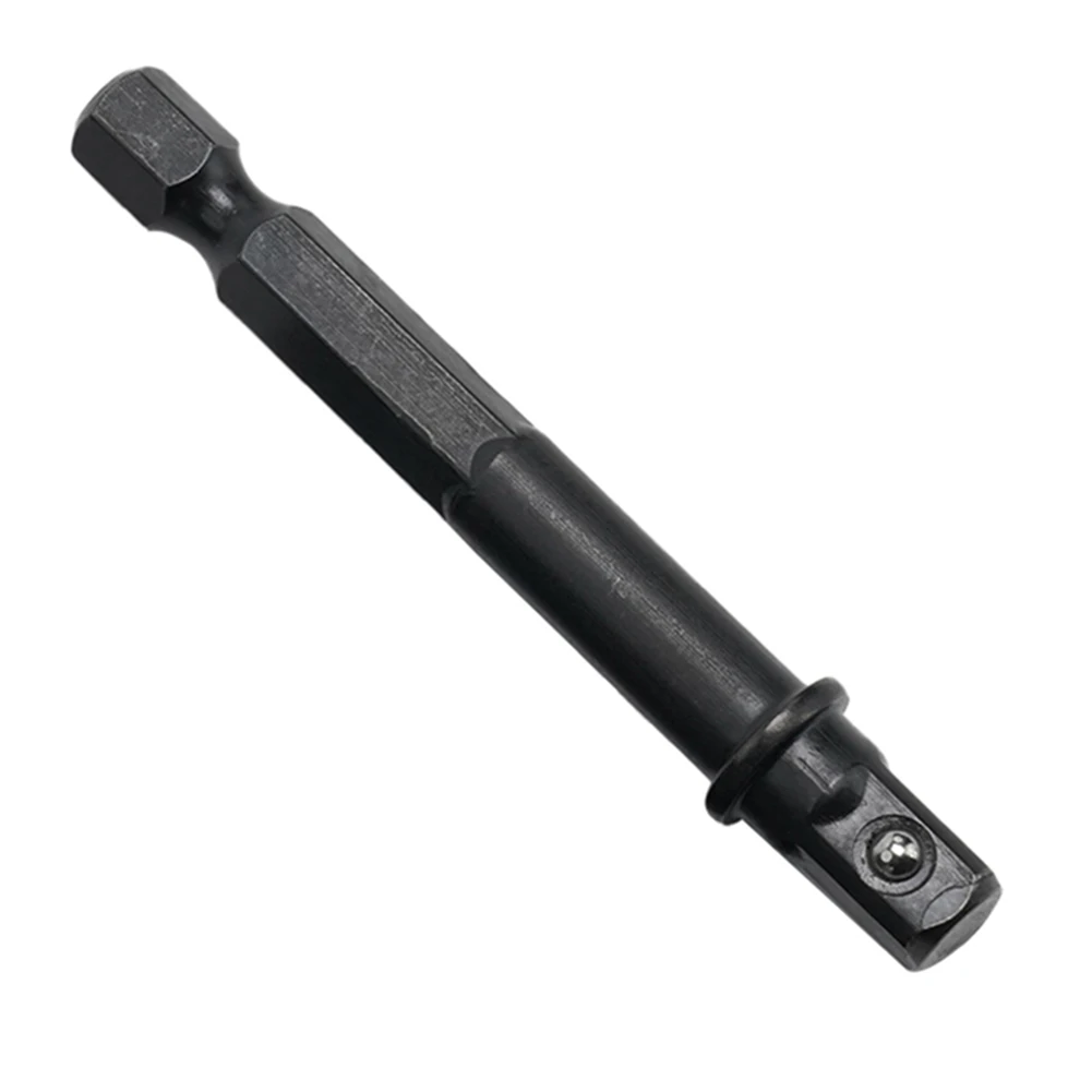 

Practical Useful Socket Adapter 65mm Black Brand New Chrome Vanadium Steel High Quality 1/4 Inch Pneumatic Drill