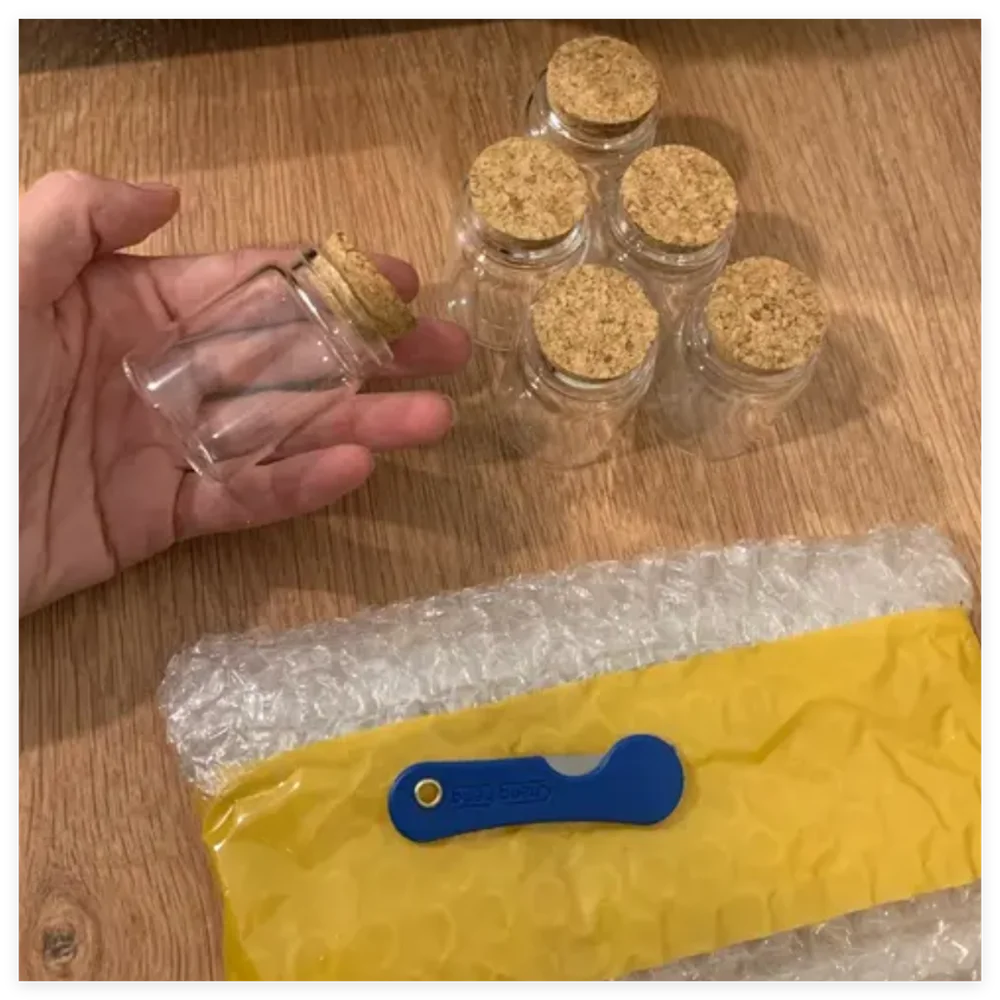12/18/24/36/48 PCS 30ml Glass Bottles Cork Tiny Jars Clear Mini Containers DIY Wedding Favors Wishing Bottles Spice Storage
