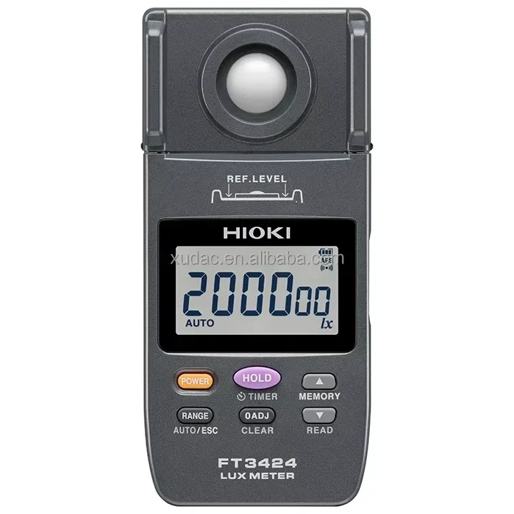 New & Original Illuminance Meter Hioki FT3424 High Precision Digital Photometer LED Lighting L9820 Connection Line