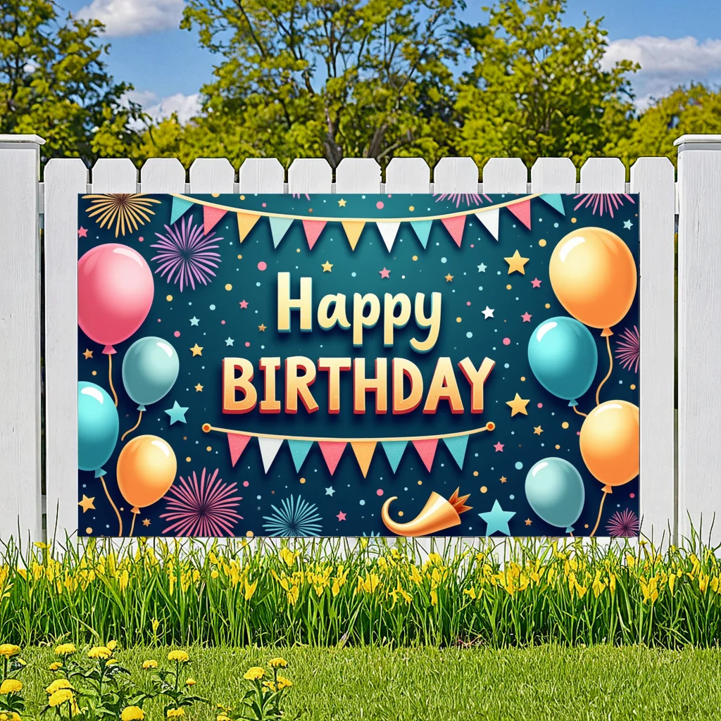 Festive Colors Party Backdrop Photo Prop Banner For Party Celebration Party Gathering