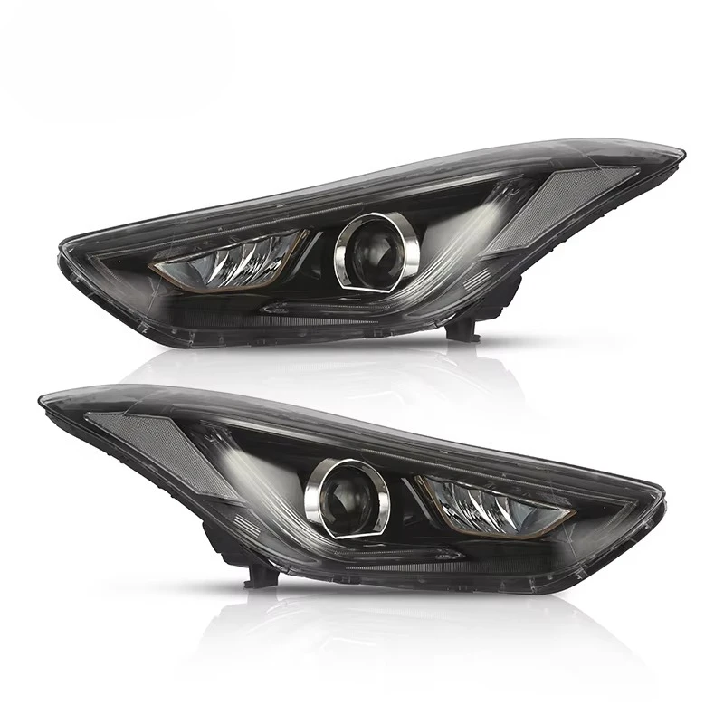 Factory LED Car Headlights 2012-2015 Fifth Generation Avante Facelift Head Lamp Auto Lamps for Elantra Head Lights