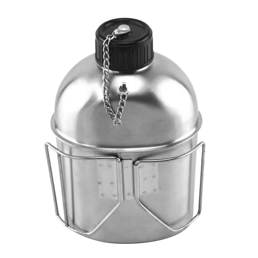 

Уличный камерный военный чайник из нержавеющей стали объемом 1 л и набор чашек для воды емкостью 0,6 л