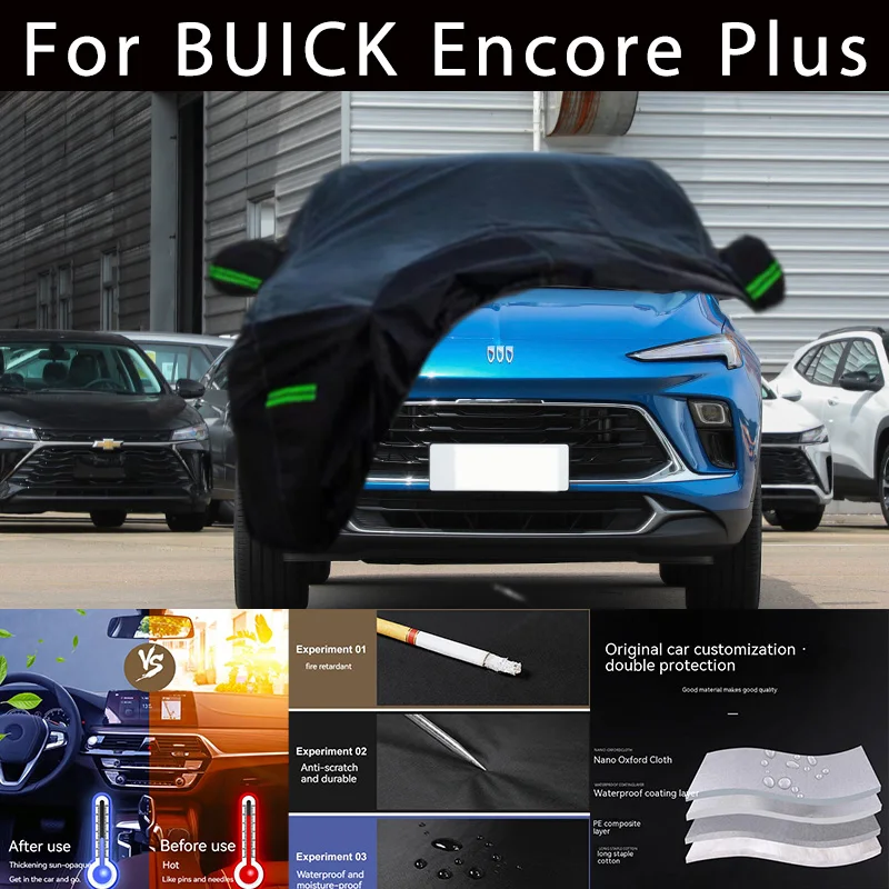 For BUICK Encore Plus Outdoor Protection Full Car Covers Snow Cover Sunshade Waterproof Dustproof Exterior Car accessories