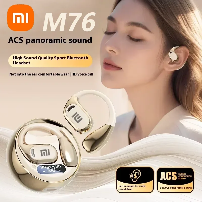 Xiaomi M76 TWS Wireless Headphone Hi-Fi Stereo Bluetooth Earphone Gaming Sports Headphones Voice Call Headsets With Microphone