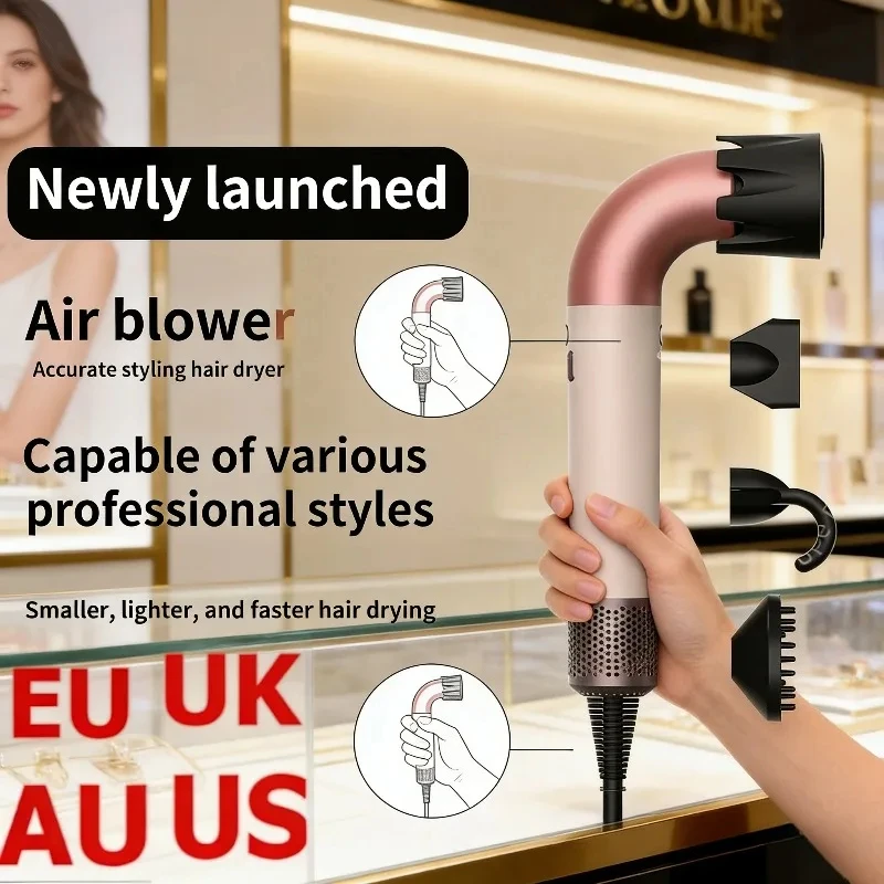 

Super Leafless Hair Dryer: Negative Ion Electric Blow Dryer, Anion Tool for Quick Drying & Personal Hair Styling