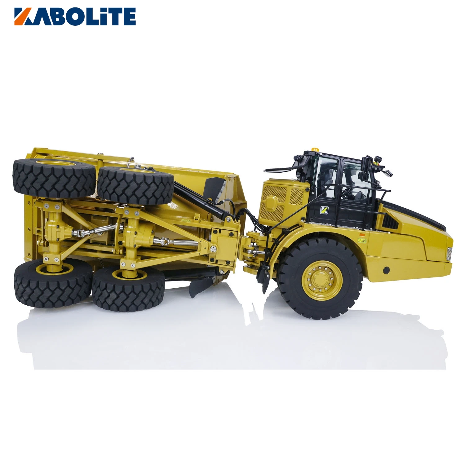 KABOLITE K960 1/20 Metalowa hydrauliczna ciężarówka przegubowa RC 6x6 Zdalnie sterowany wywrotka Samochody ciężkie Zabawki Model maszyny Lekkie serwo