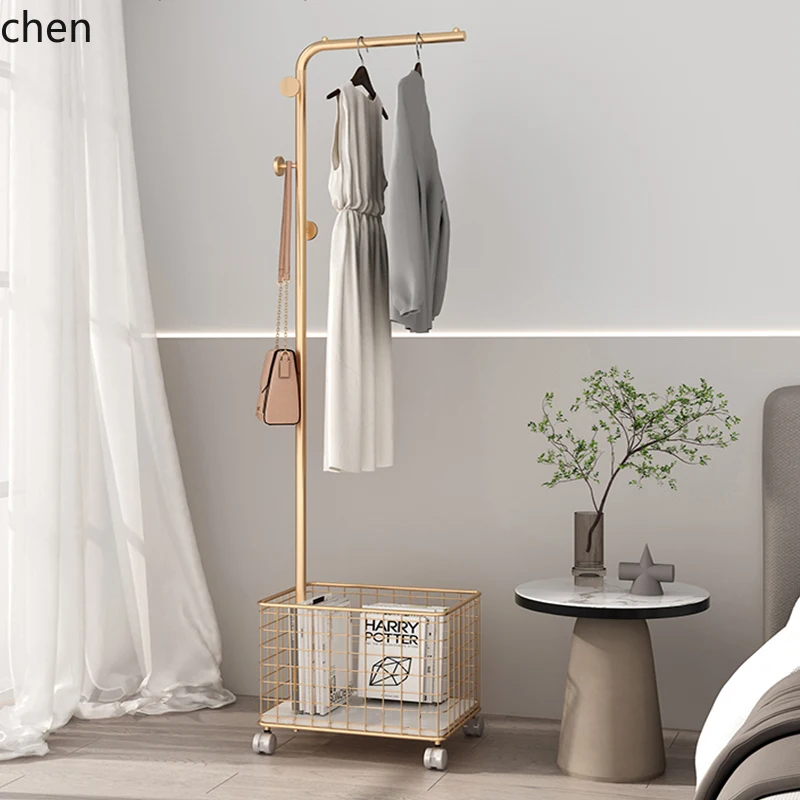 

HXL removable hanger floor corner coat rack pulley porch rack vertical