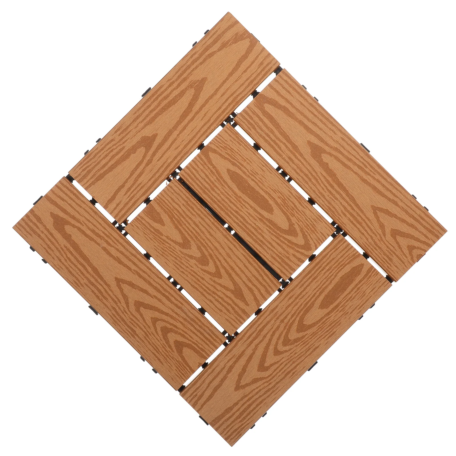 

Backyard Plastic Wood Interlocking Floor Sturdy Quick Install Balcony Yard Deck Tile Outdoor Patio Flooring Decoration