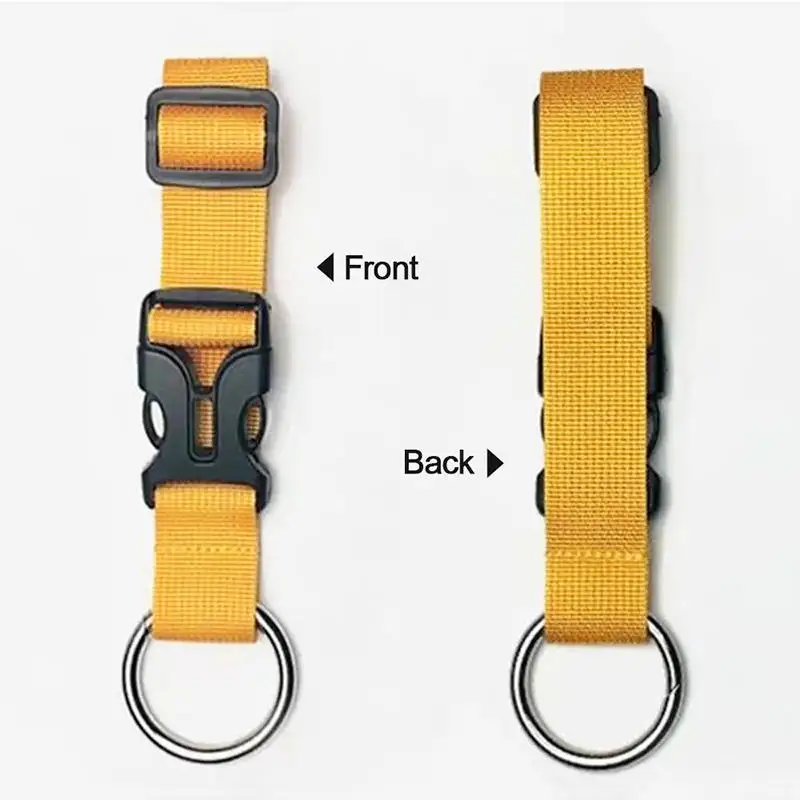 

1PCS Backbin Belt Buckle Luggage Band Multifunctional Backpack Nylon Hanging Buckle Portable Suitcase Hook Hanging Buckle