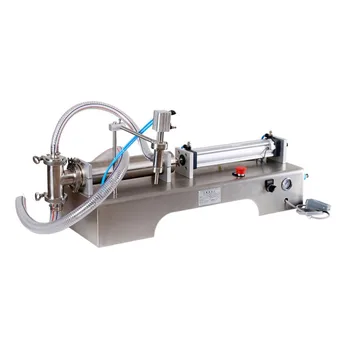 半自動液体充填機,ピストン充填機,エッセンシャルオイル空気圧,ミルクジュース用オイル,ソースデバイスはエアコンプレッサーが必要です