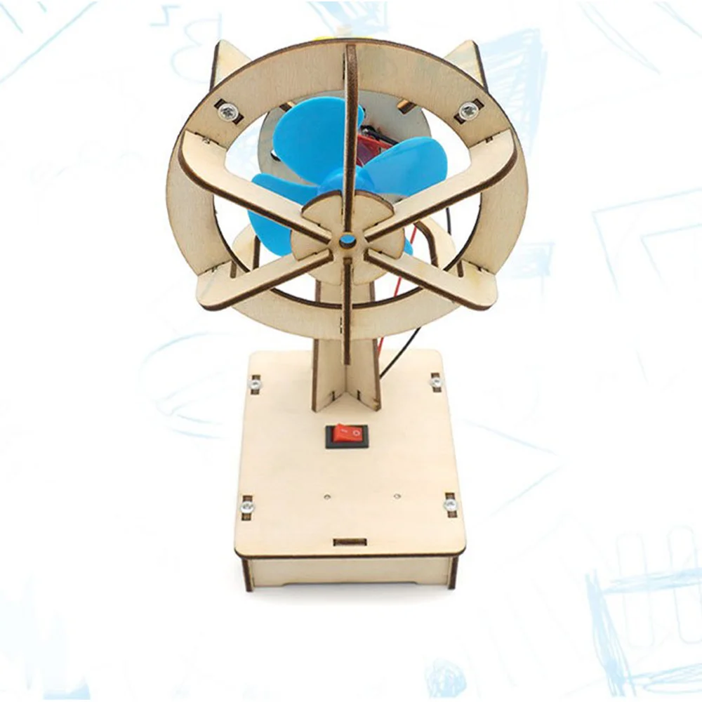 DIY Electric Fan Model DIY Assemble Kit DIY Electric Fan Kit Electronic Science Experiment Production Kit