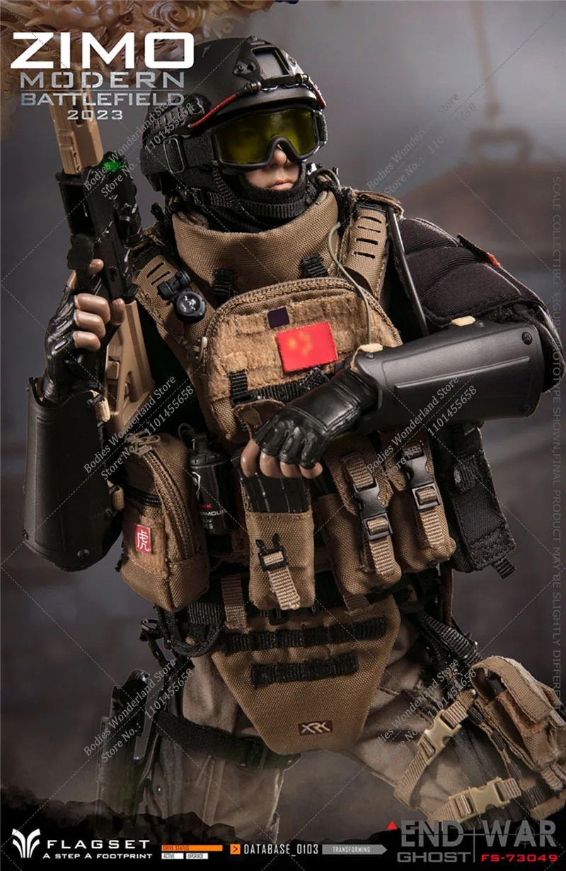 Figuras de acción del ejército de ZIMO para hombres, juguete de FS-73049, escala 1/6, moderno, campo de batalla, Death END WAR, Death Squad, en Stock