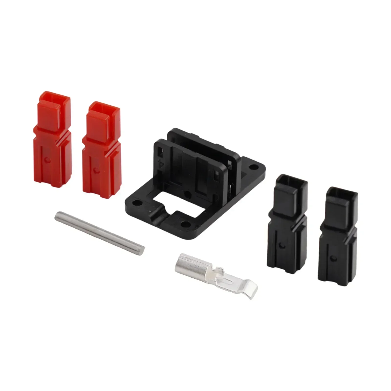 2PCS 30A/45A 600V Fixed Mounting Bracket Panel for Anderson Plug Connector Outdoor Wire & Cable Terminal Block Electrical Tool