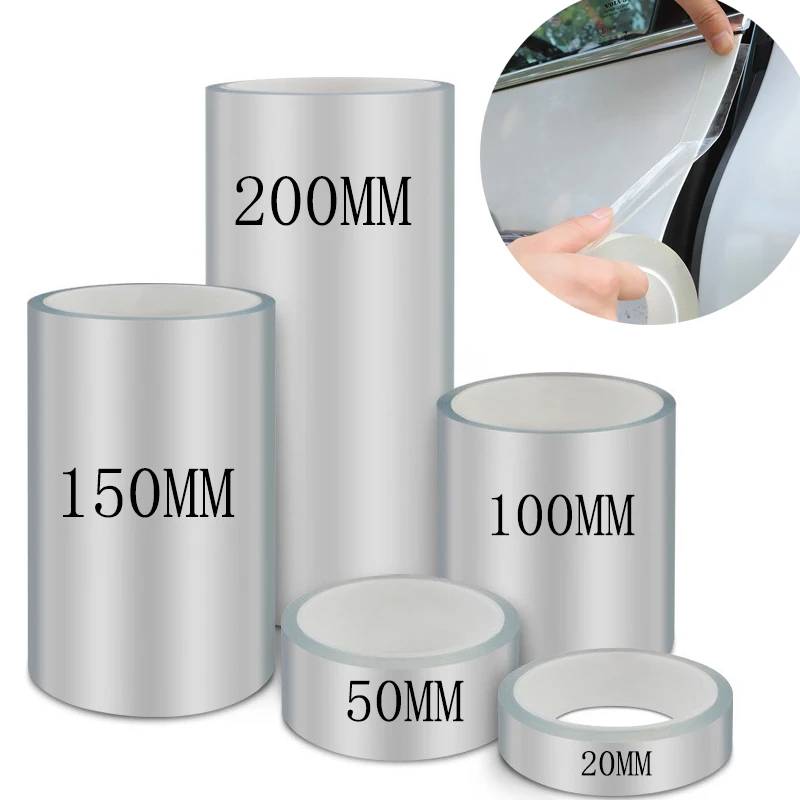Transparent Body Anti-collision Sticker, Door Edge Protective Film, Car Anti-scratch Strip, Suitable for Most Cars and Trucks