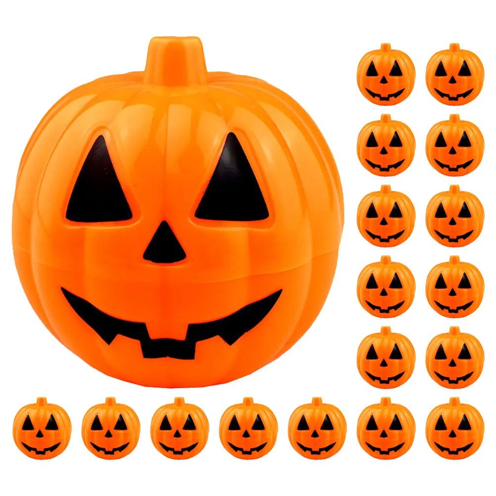 

24 Pcs Candy Pumpkin Decor Boxes Halloween Decor Plastic Containers Gifts Party Candy Jar Cookies Treats Parties