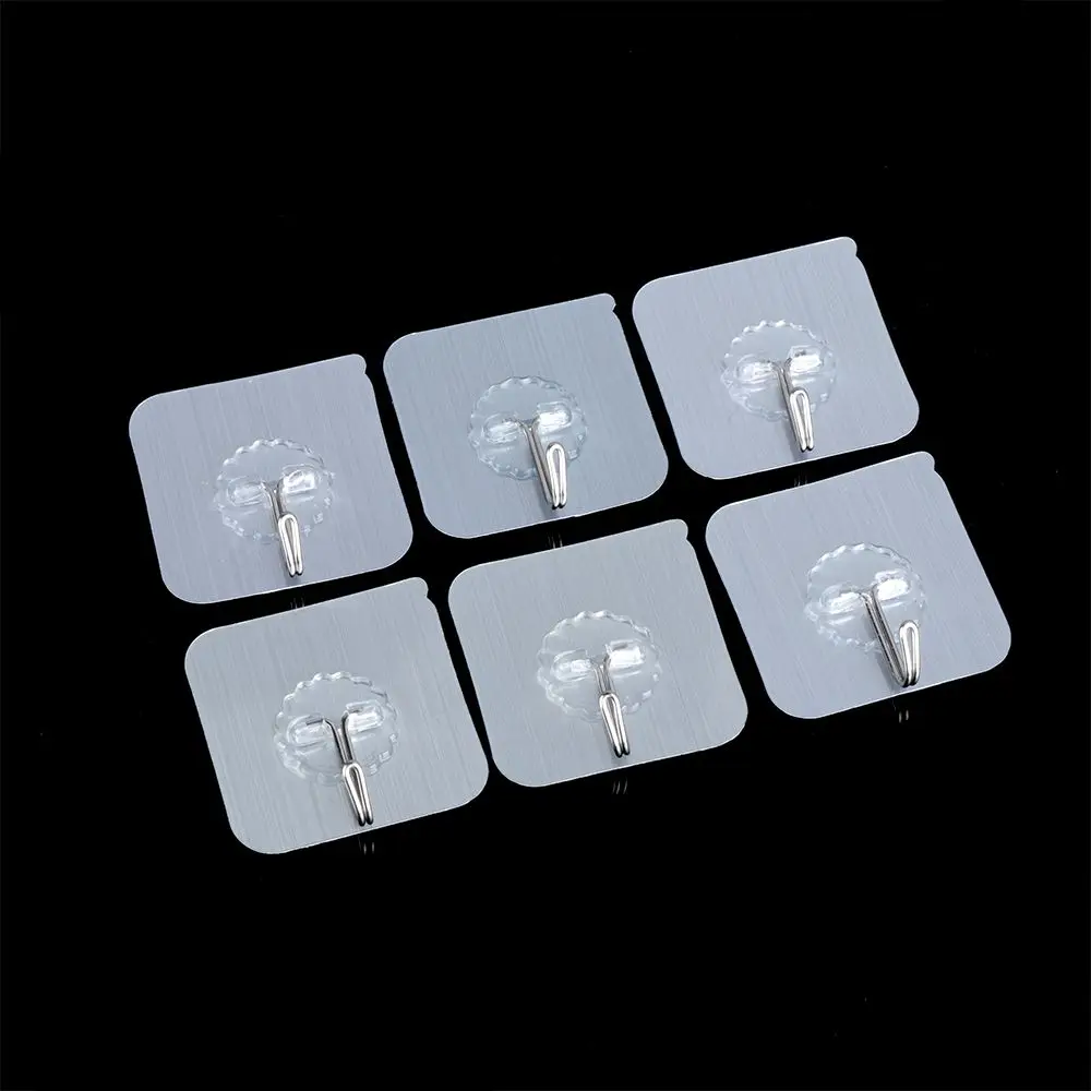 1/5/10Pcs Set Kitchen Home Sticky Non Trace Hooks Sucker Wall Hanger